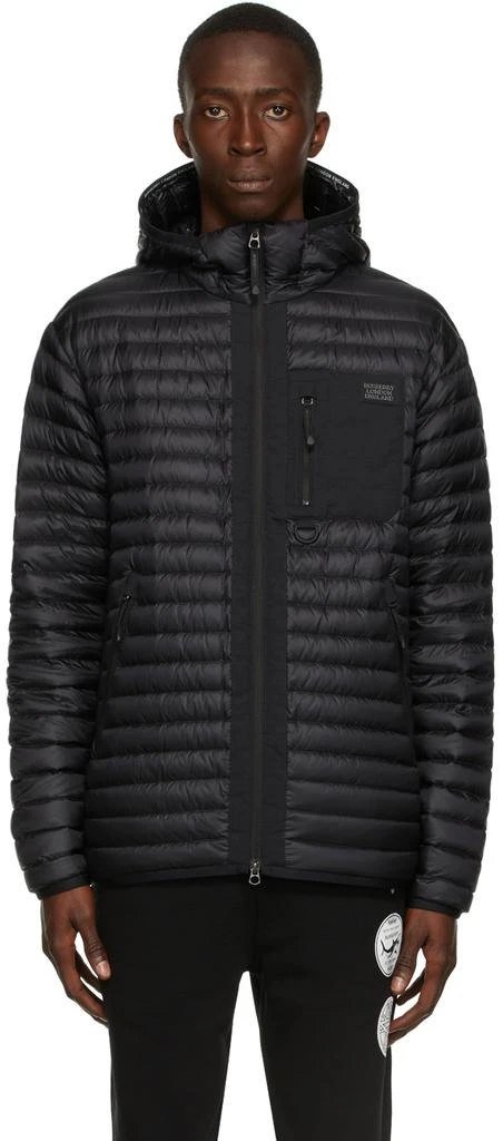 商品Burberry|Black Down Packable Lenham Jacket,价格¥7309,第1张图片