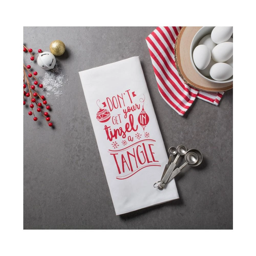 Assorted Tinsel in a Tangle Holiday Printed Dishtowel Set 商品