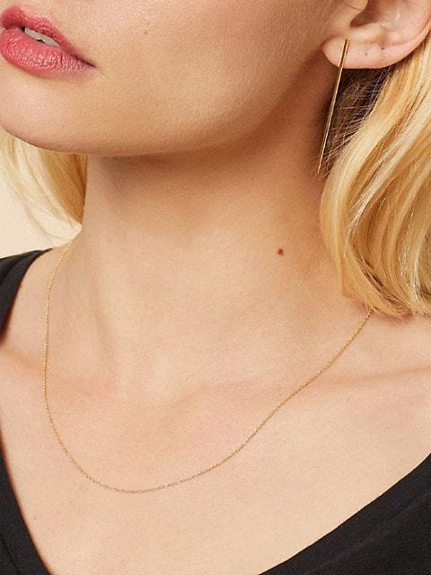 商品Oradina|10K White Solid Gold Rimini Rolo Chain,价格¥1439,第6张图片详细描述