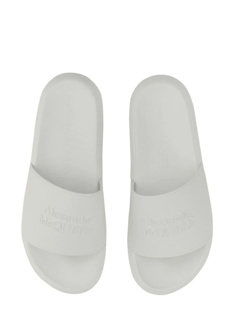 商品Alexander McQueen|ALEXANDER MCQUEEN SANDAL POOL SLIDE,价格¥1494,第2张图片详细描述