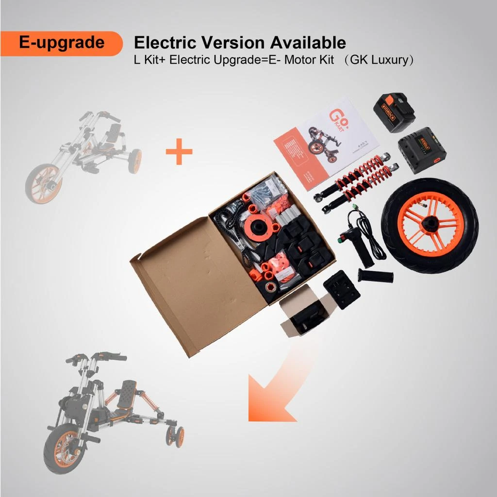 商品Simplie Fun|KidRock Electric upgrade package for S-kit/M-kit/L-kit/Go-kart,价格¥7276,第3张图片详细描述