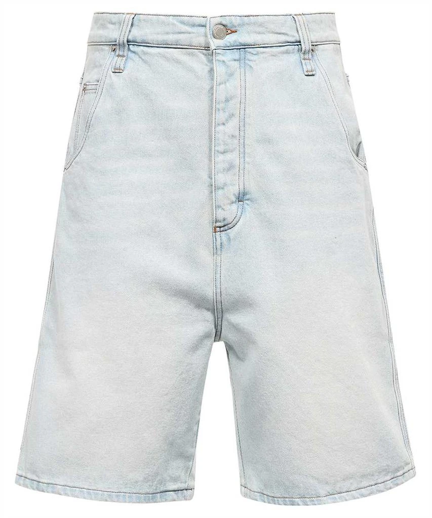 商品AMI|LIGHT BLUE DENIM BERMUDA SHORTS,价格¥1618,第1张图片