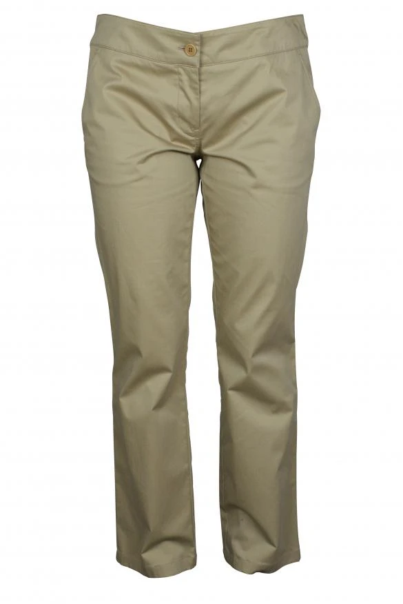 商品Prada|Luxury trousers for women prada beige trousers classic model,价格¥1118,第1张图片