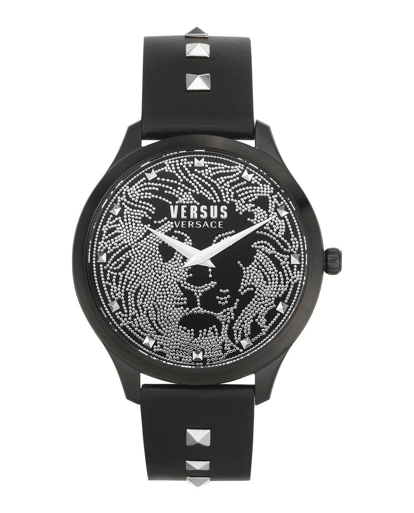 商品Versus Versace|Domus Leather Stud Watch,价格¥695,第1张图片