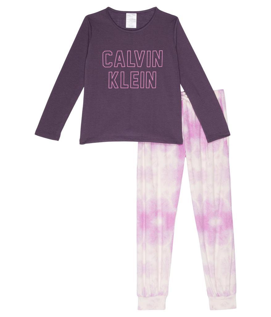 商品Calvin Klein|Two-Piece Velour Set (Little Kids/Big Kids),价格¥172,第1张图片