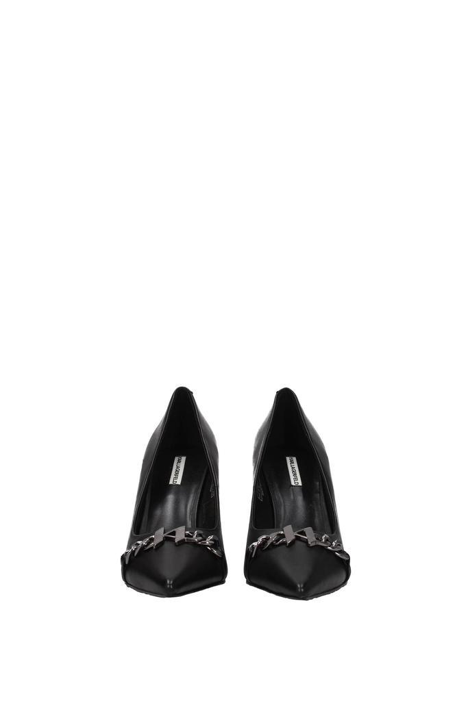 商品Karl Lagerfeld Paris|Pumps Leather Black,价格¥720,第3张图片详细描述