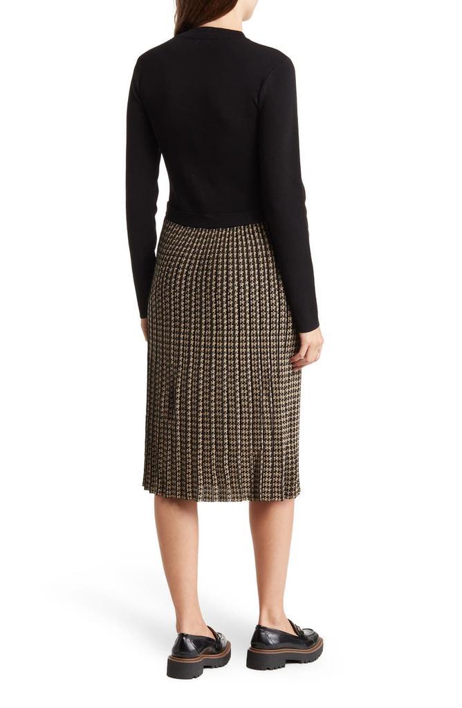 商品MAXSTUDIO|Pleated Long Sleeve Sweater Dress,价格¥372,第4张图片详细描述