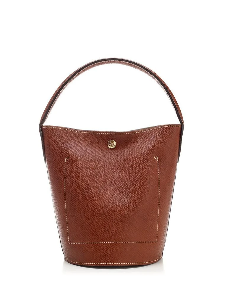商品Longchamp|Longchamp Épure Logo Embossed Small Bucket Bag,价格¥2654,第2张图片详细描述