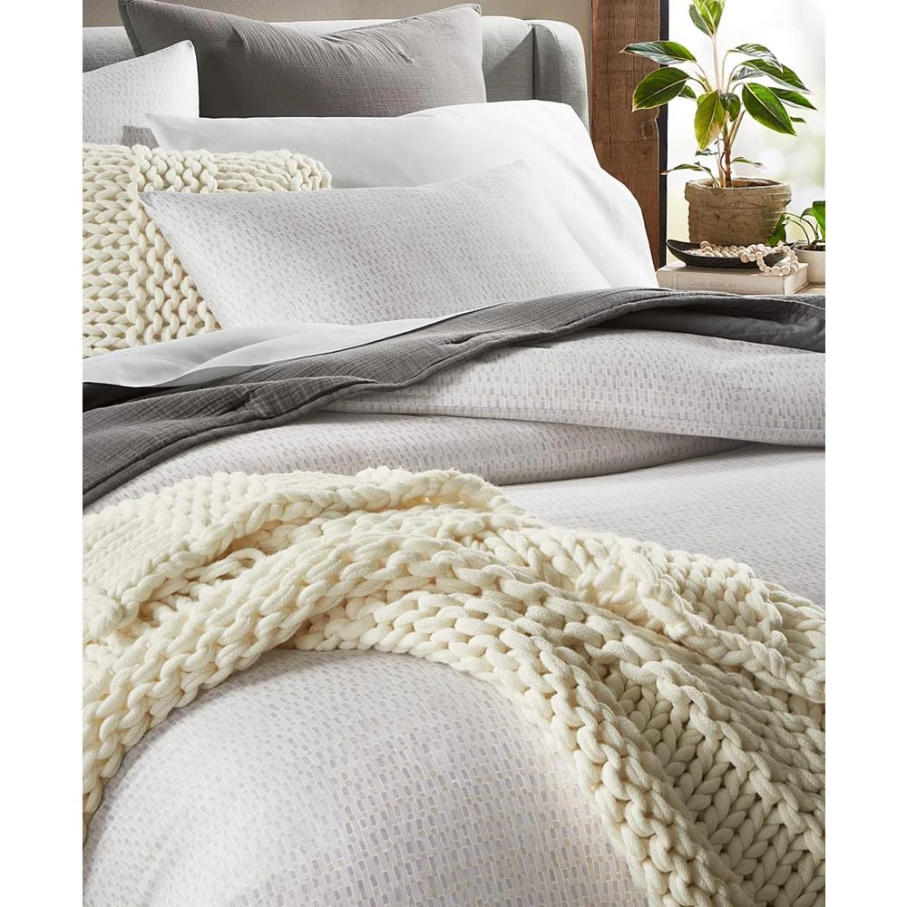 商品Oake|Paint Check 2-Pc. Duvet Cover Set, Twin, Created for Macy's,价格¥257,第2张图片详细描述