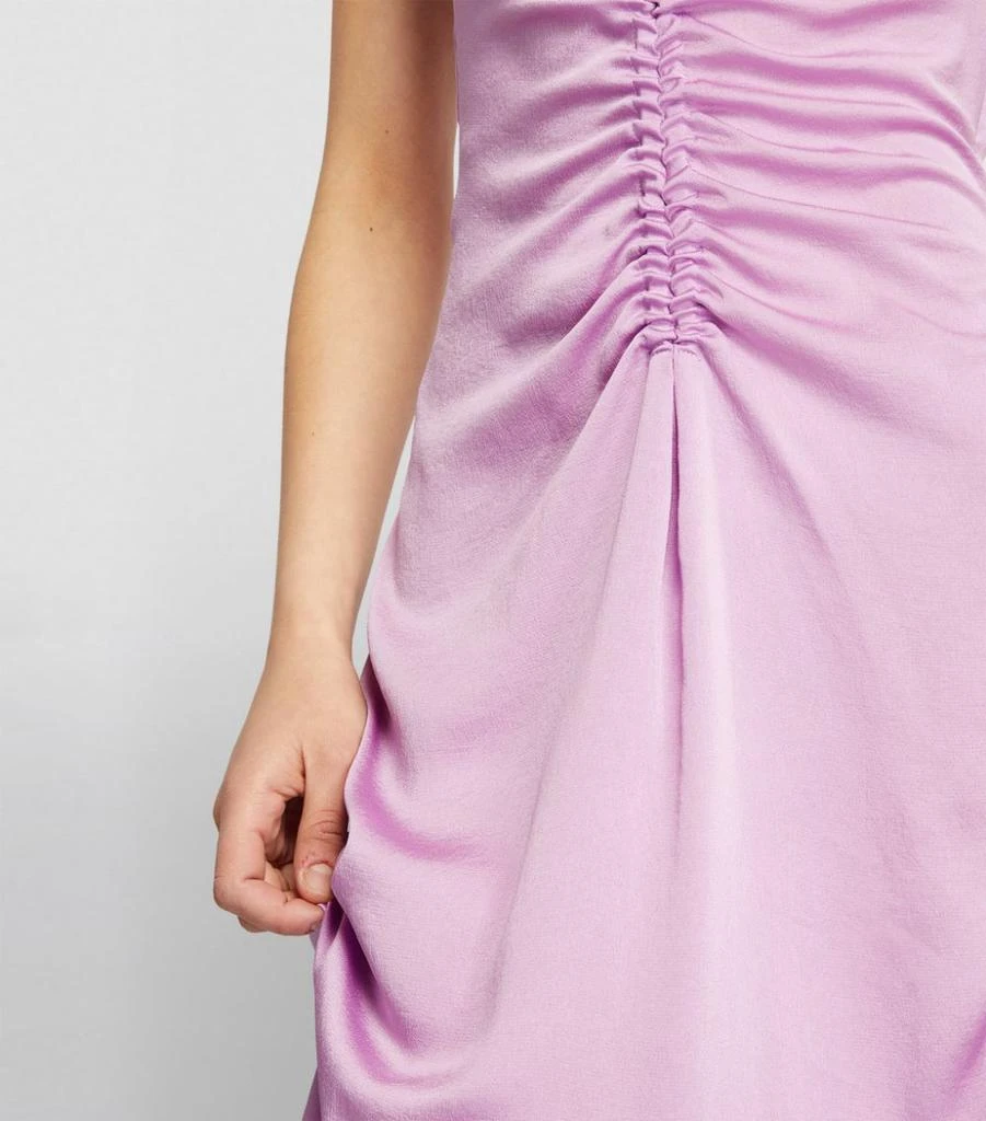 Ruched Tie-Strap Midi Dress 商品