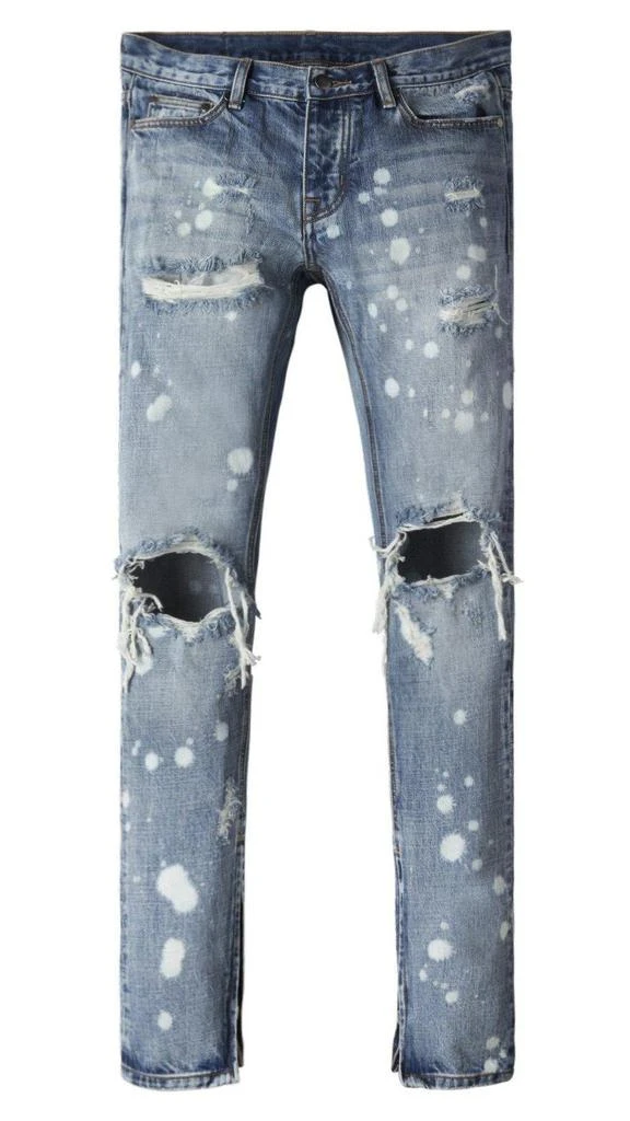 商品MNML|M1 Splash Slim Denim - Blue,价格¥304,第1张图片