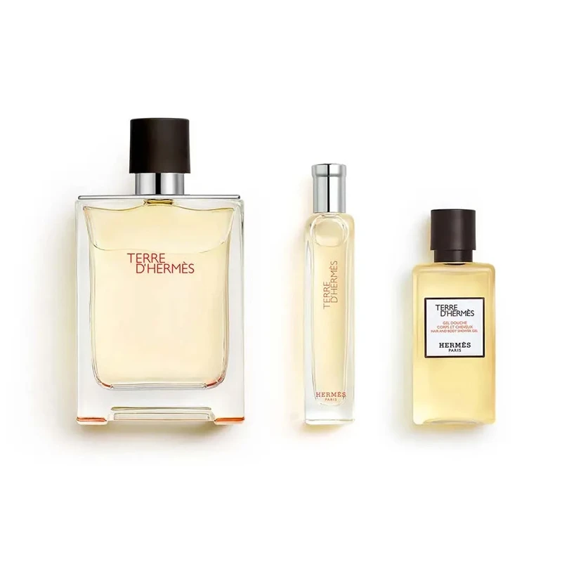 爱马仕大地系列香水套装 大地淡香水100ml+15ml+沐浴啫喱40ml 商品
