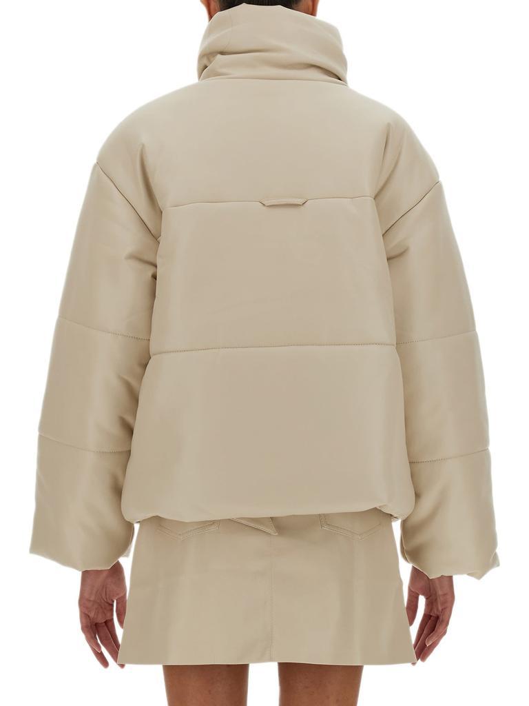 商品Nanushka|Nanushka Faux Leather Down Jacket,价格¥5078,第4张图片详细描述