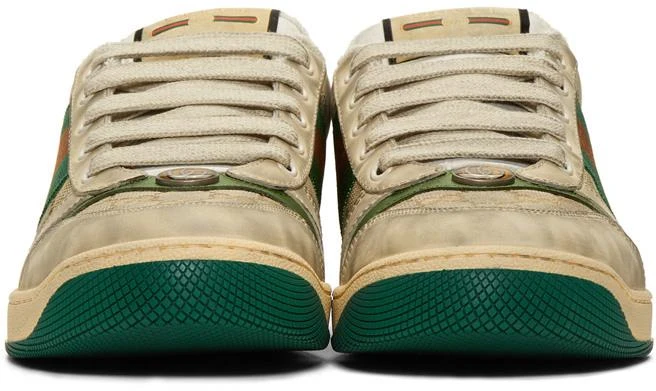 商品Gucci|White GG Screener Sneakers,价格¥6798,第2张图片详细描述