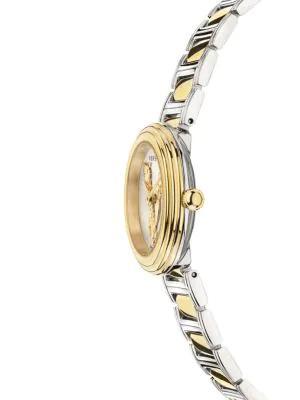 商品Versace|28MM Two Tone Stainless Steel Bracelet Watch,价格¥3669,第4张图片详细描述