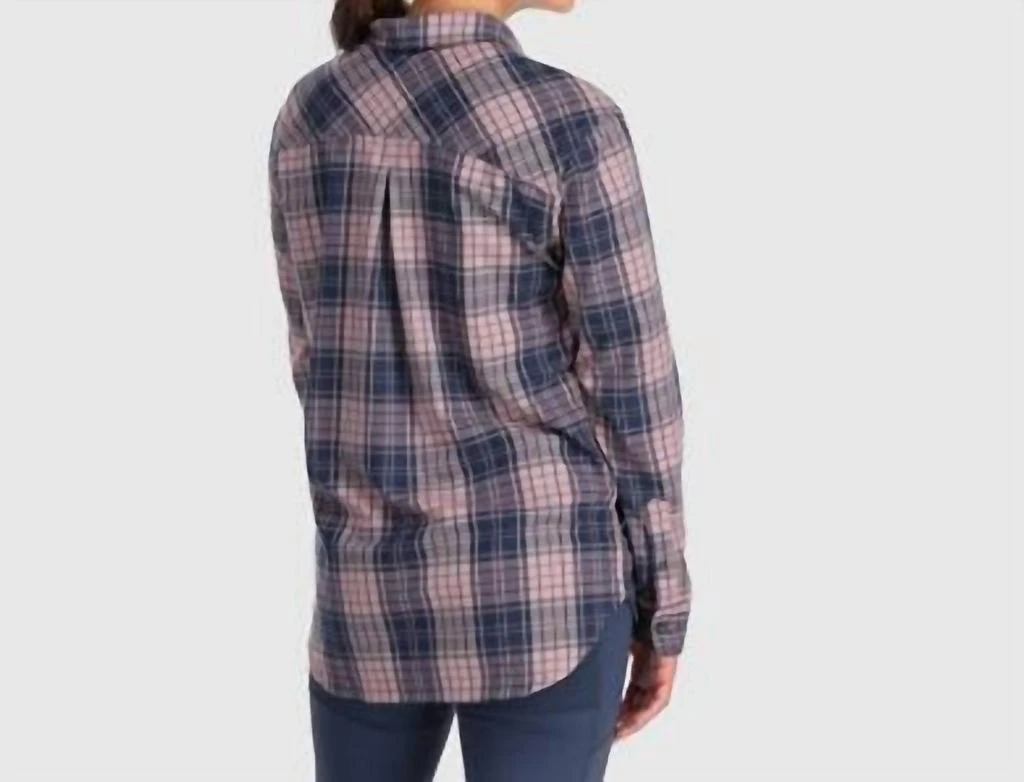 商品Outdoor Research|Women's Kulshan Flannel Shirt In Moth Plaid,价格¥547,第2张图片详细描述