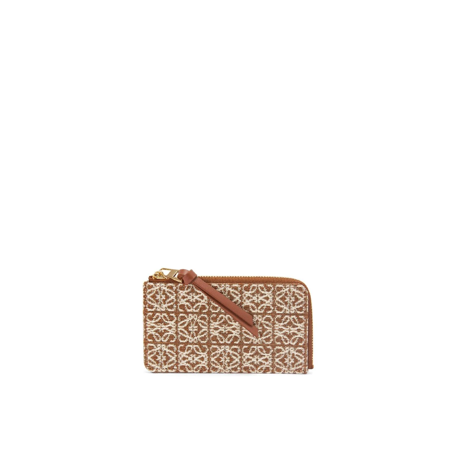商品Loewe|包邮包税【预售7天发货】 LOEWE罗意威 23秋冬 女士 卡包 Coin cardholder in jacquard and calfskin C604Z40X02-2713,价格¥2409,第1张图片