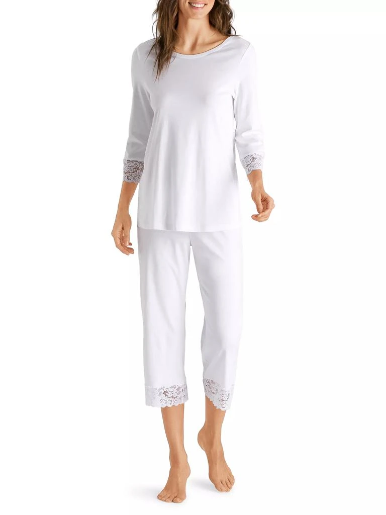 商品Hanro|Two-Piece Moments Pajama Set,价格¥1837,第2张图片详细描述