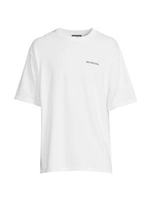 商品Balenciaga|Logo Graphic T Shirt,价格¥3621,第3张图片详细描述