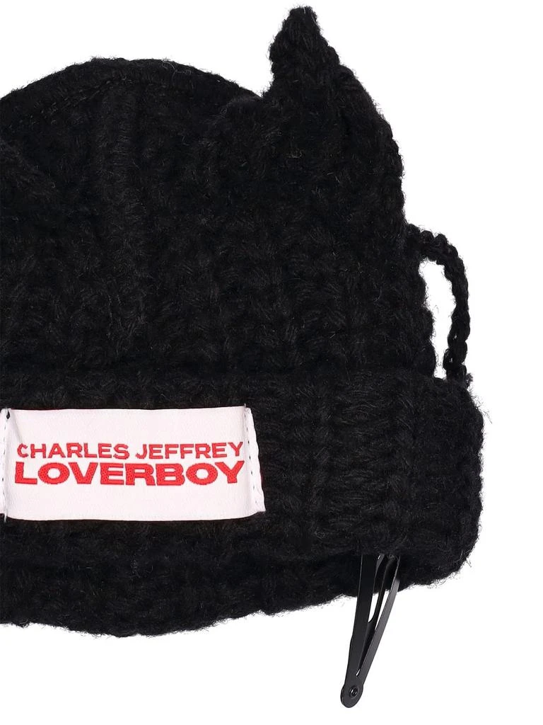 商品Charles Jeffrey Loverboy|Mini Chunky Ears Wool & Nylon Beanie,价格¥735,第1张图片详细描述