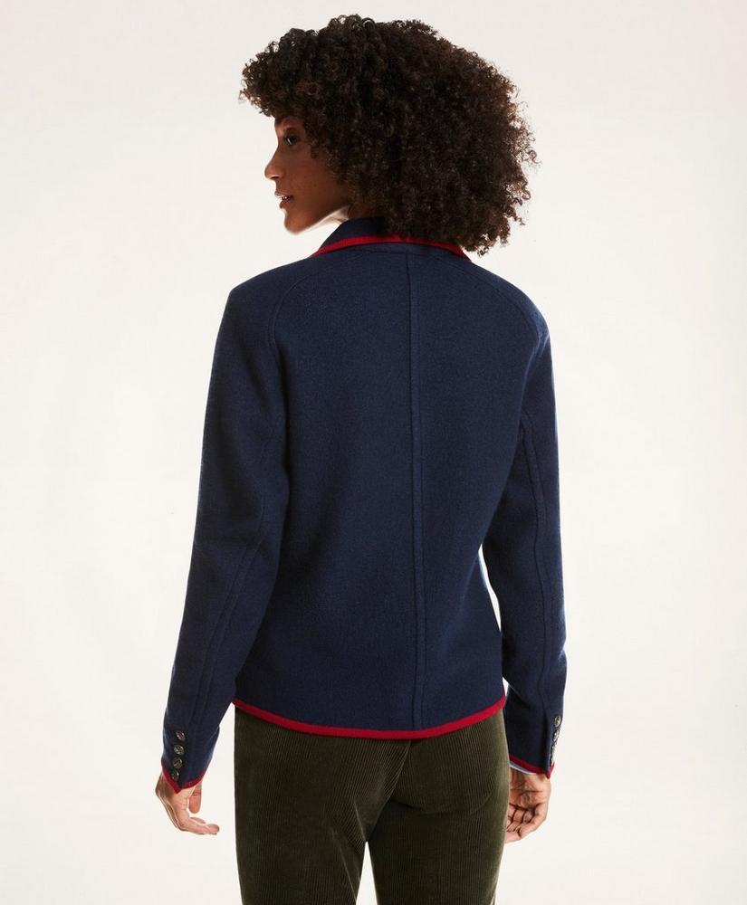 商品Brooks Brothers|Merino Wool Contrast-Trim Sweater Jacket,价格¥873,第5张图片详细描述