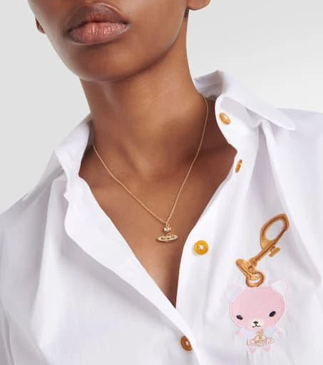 商品Vivienne Westwood|Pina crystal-embellished necklace,价格¥1585,第3张图片详细描述