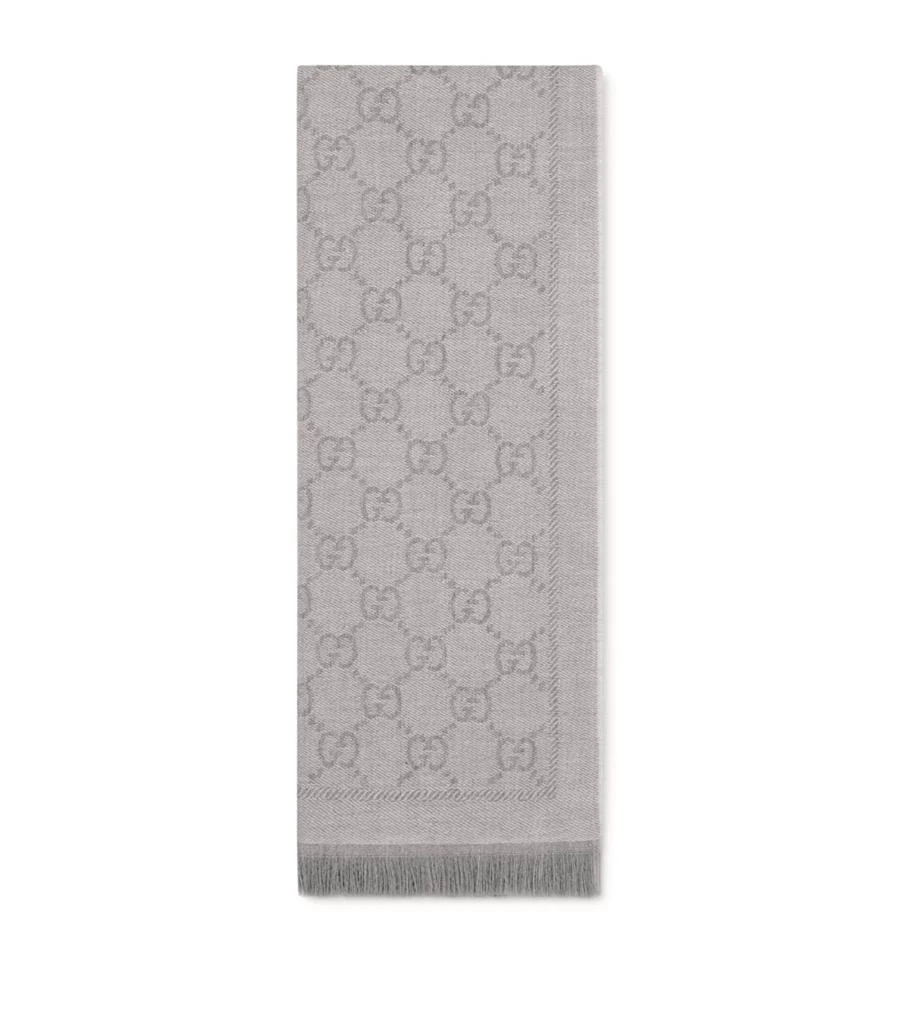 商品Gucci|Wool GG Jacquard Scarf,价格¥3911,第2张图片详细描述