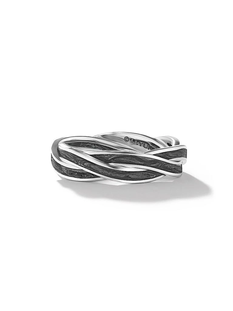 商品David Yurman|DY Helios™ Band Ring in 18K White Gold,价格¥27098,第1张图片