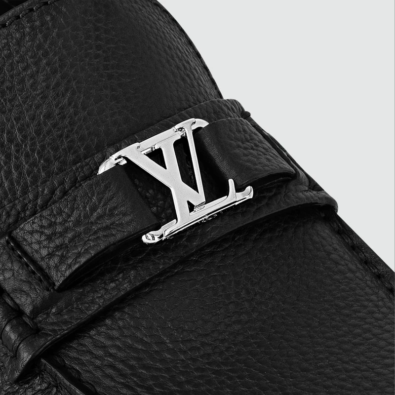 商品Louis Vuitton|【预售3-7天】LV/路易威登 男士黑色小牛皮乐福鞋,价格¥6142,第6张图片详细描述