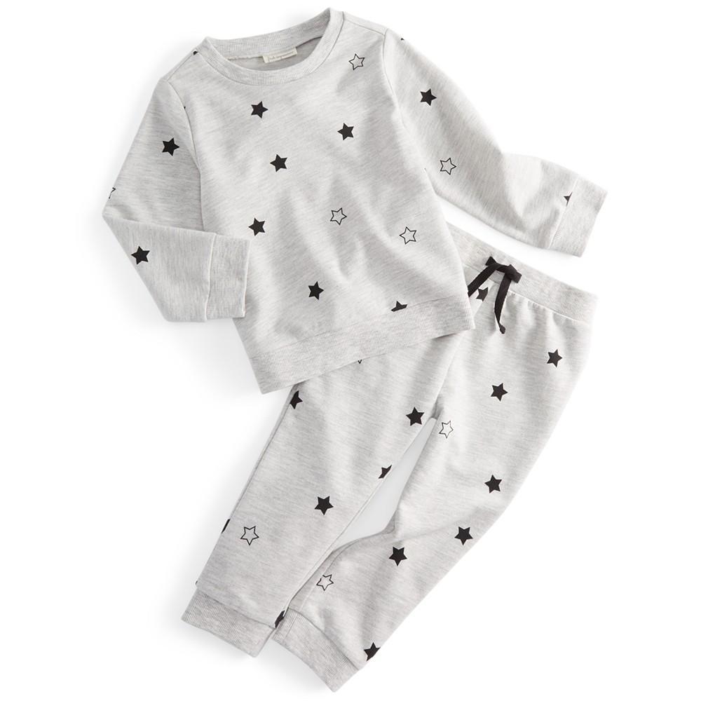 商品First Impressions|Baby Boys 2-Pc. Star-Print Shirt & Pants Set, Created for Macy's,价格¥112,第3张图片详细描述