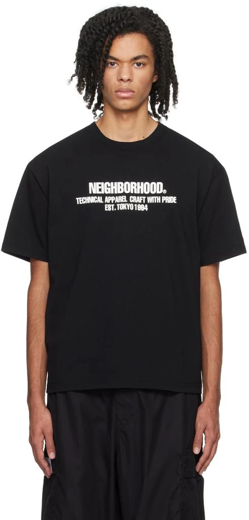 商品NEIGHBORHOOD|黑色印花 T 恤,价格¥621,第1张图片