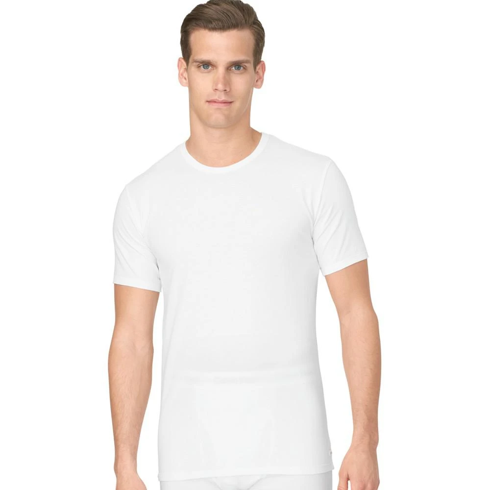 商品Calvin Klein|Men's Cotton Stretch Crew Neck Undershirt 2-Pack,价格¥136,第2张图片详细描述