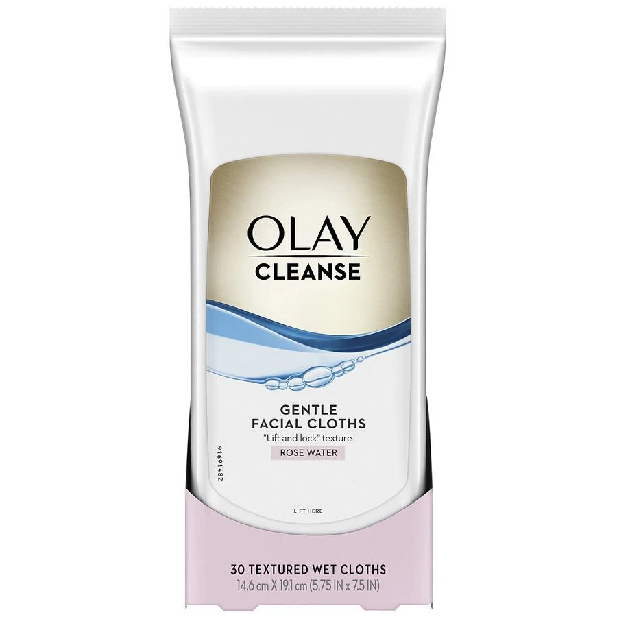 商品Olay|Gentle Facial Cleansing Cloths Rose Water,价格¥53,第1张图片