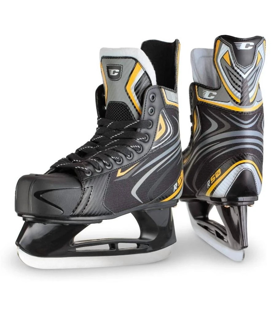 商品Erik Sports|Men's Canadian R50 Ice Hockey Skates In Black,价格¥469,第1张图片