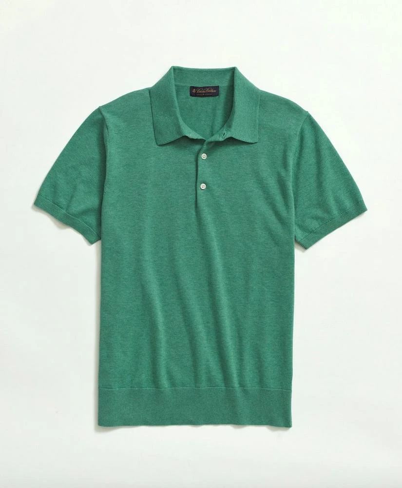 商品Brooks Brothers|Supima® Cotton Short-Sleeve Polo Sweater,价格¥812,第1张图片