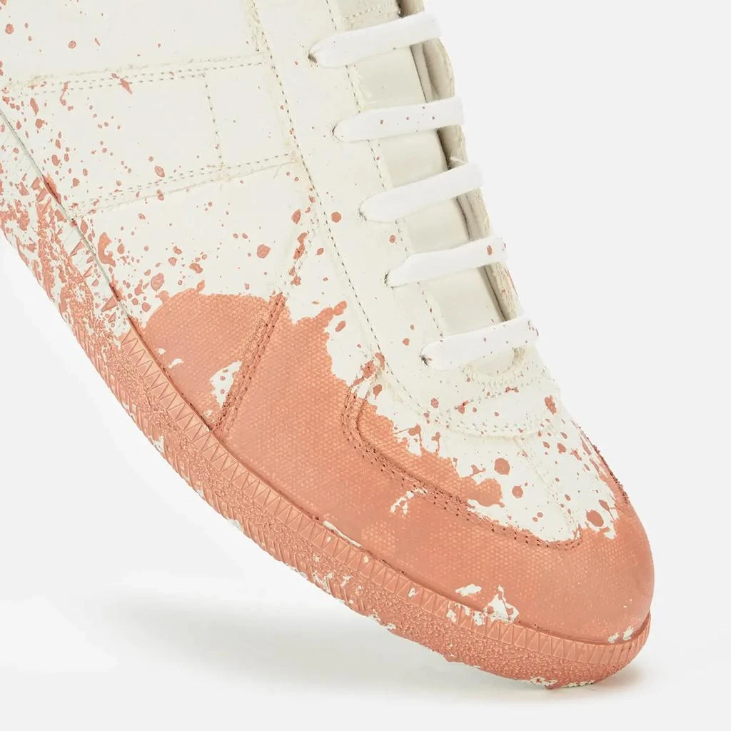 商品MAISON MARGIELA|Maison Margiela Men's Replica Painter Low Trainers - White/Coquille,价格¥1967,第4张图片详细描述