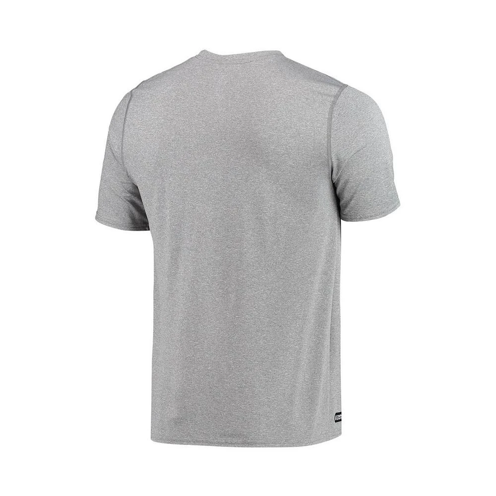 商品New Era|Men's Heathered Gray Indianapolis Colts Combine Authentic Game On T-shirt,价格¥226,第3张图片详细描述