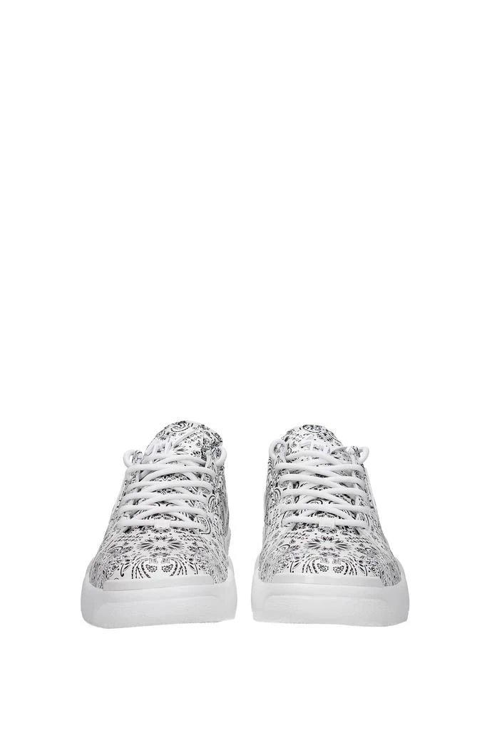 商品Giuseppe Zanotti|Sneakers Silk White Black,价格¥3446,第3张图片详细描述