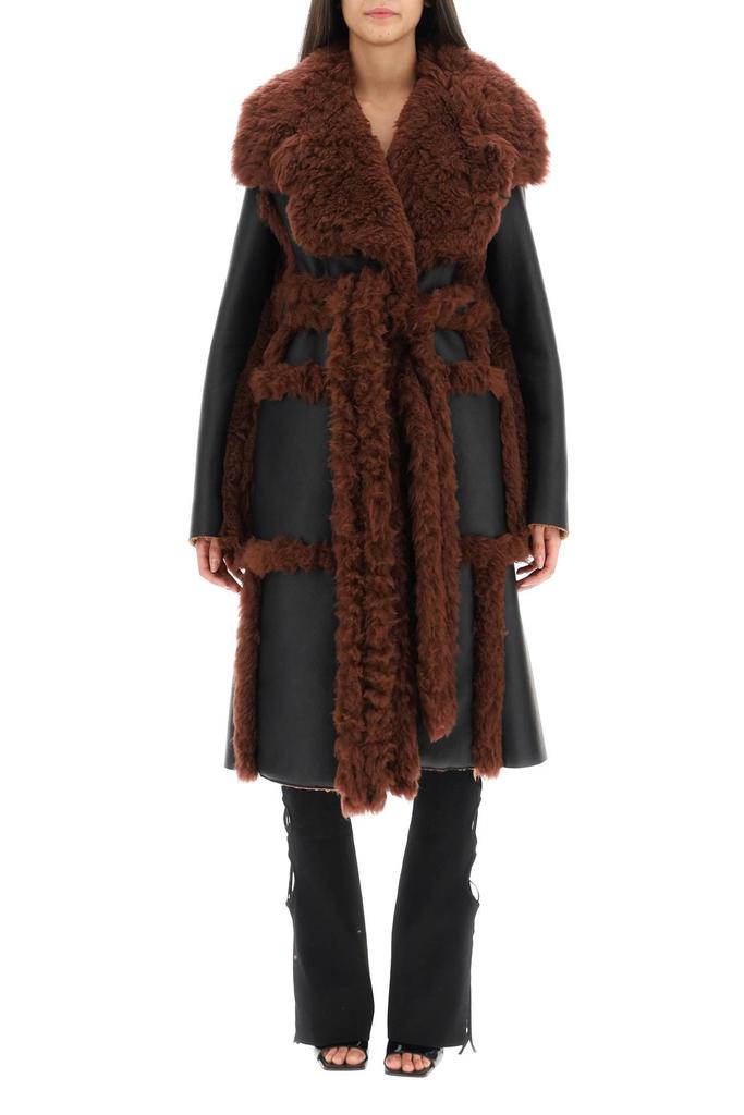 Stella McCartney Alter Mat Coat With Fur-free-fur商品第2张图片规格展示