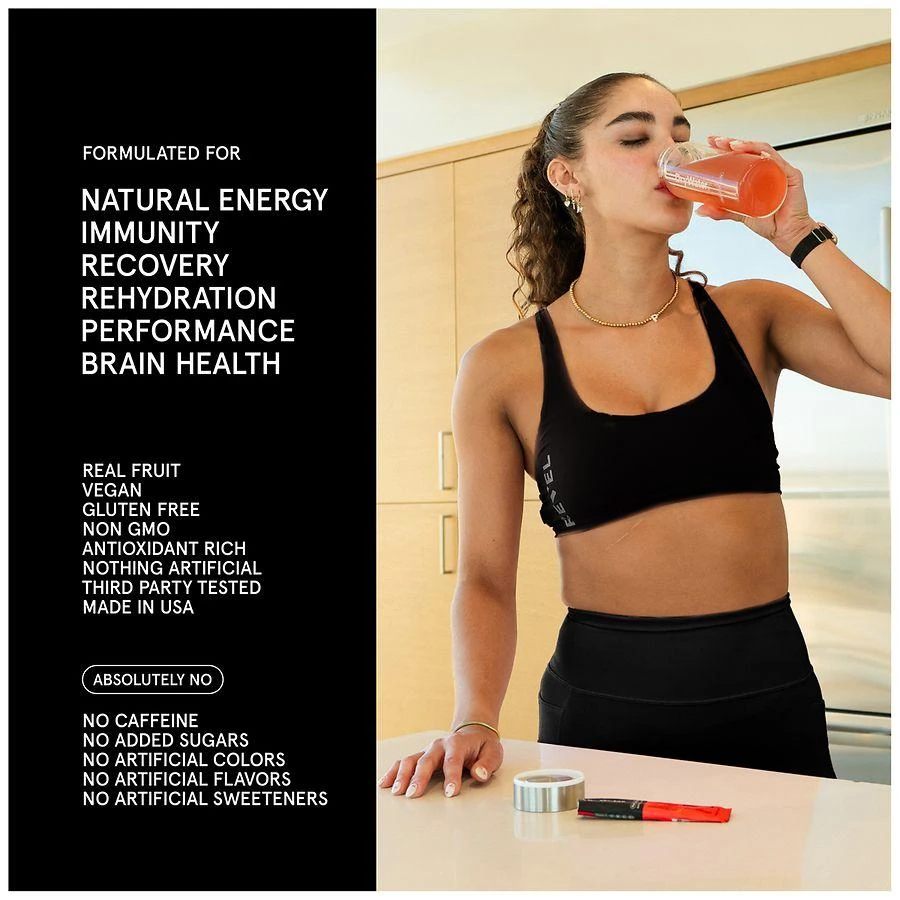 Raspberry Lemon Electrolytes + Vitamins Powder, No Stevia 商品
