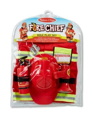 商品Melissa & Doug|Fire Chief Role Play Costume Set,价格¥306,第1张图片