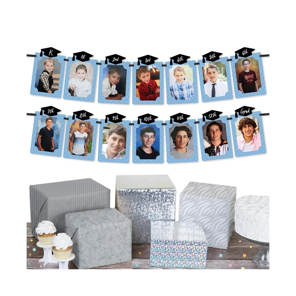 商品Big Dot of Happiness|Light Blue Grad Best is Yet to Come DIY Party Décor Picture Display Photo Banner,价格¥119,第2张图片详细描述