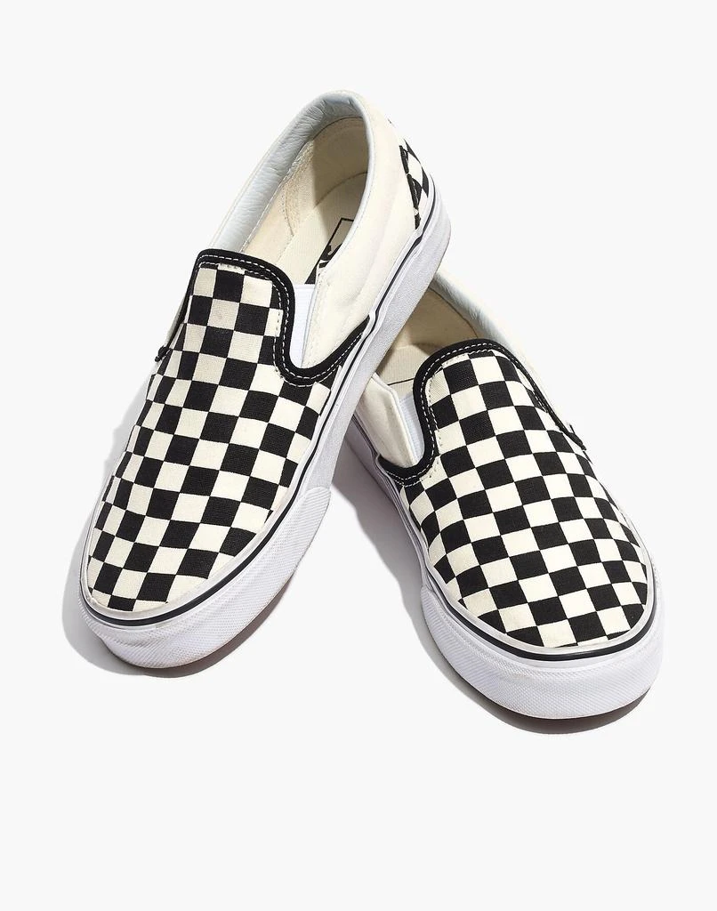 商品Vans|Unisex Classic Slip-On Sneakers in Black Checkerboard,价格¥325,第1张图片