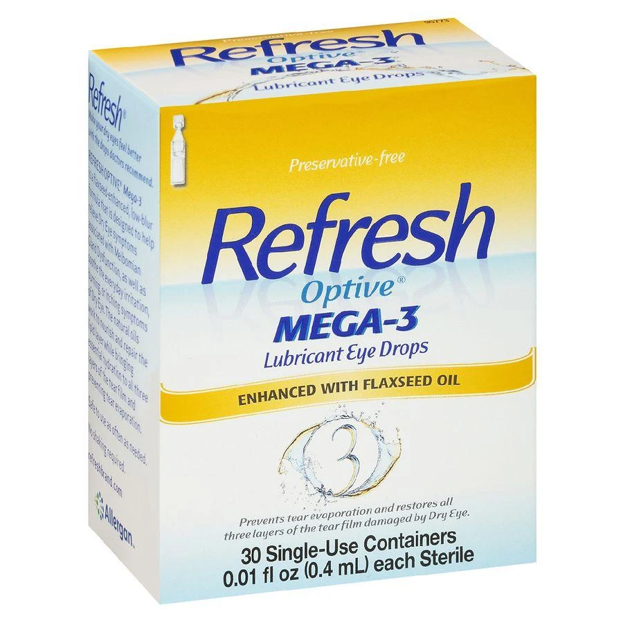 商品Refresh|Mega-3 Lubricant Eye Drops Preservative-Free,价格¥162,第4张图片详细描述