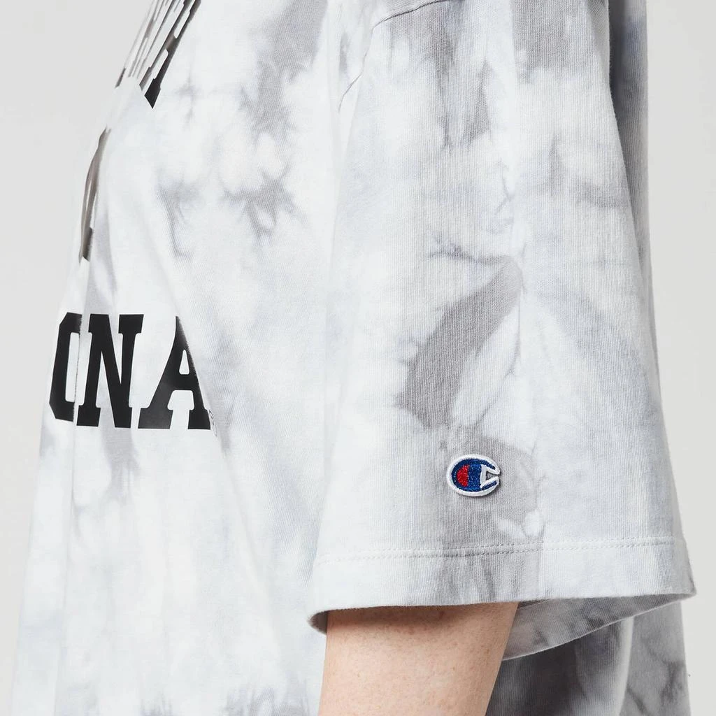 商品CHAMPION|Champion Women's Tie Dye Crewneck T-Shirt - White,价格¥47,第3张图片详细描述