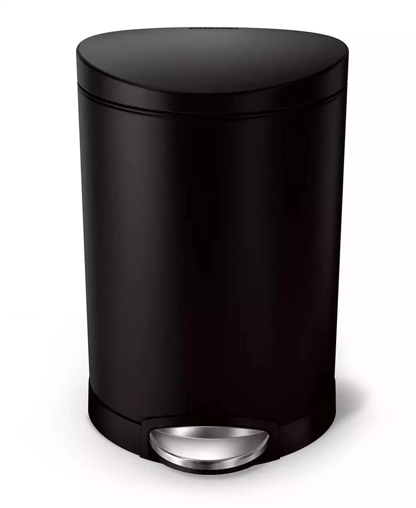 商品simplehuman|6 Liter Semiround Step Trash Can,价格¥312,第4张图片详细描述