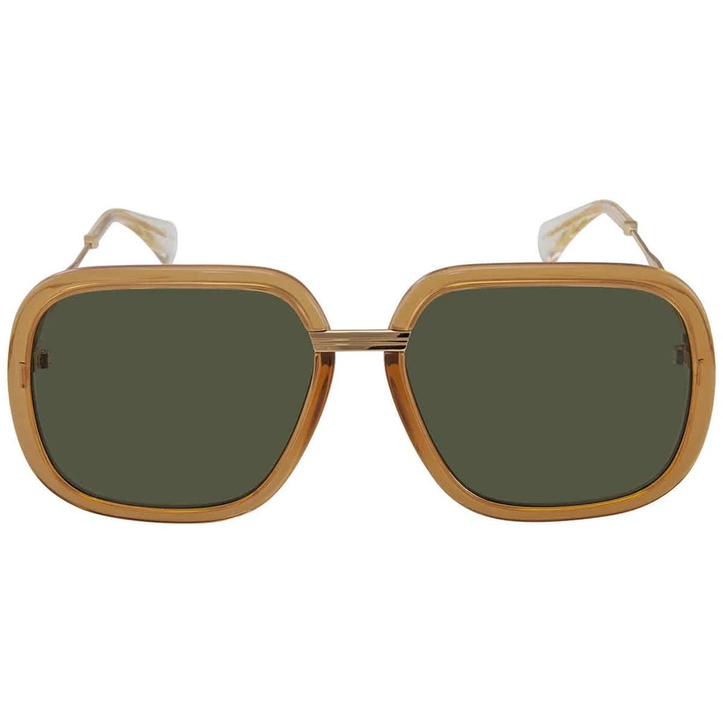 商品Gucci|Gucci Green Rectangular Mens Sunglasses GG0905S 003 60,价格¥1163,第2张图片详细描述