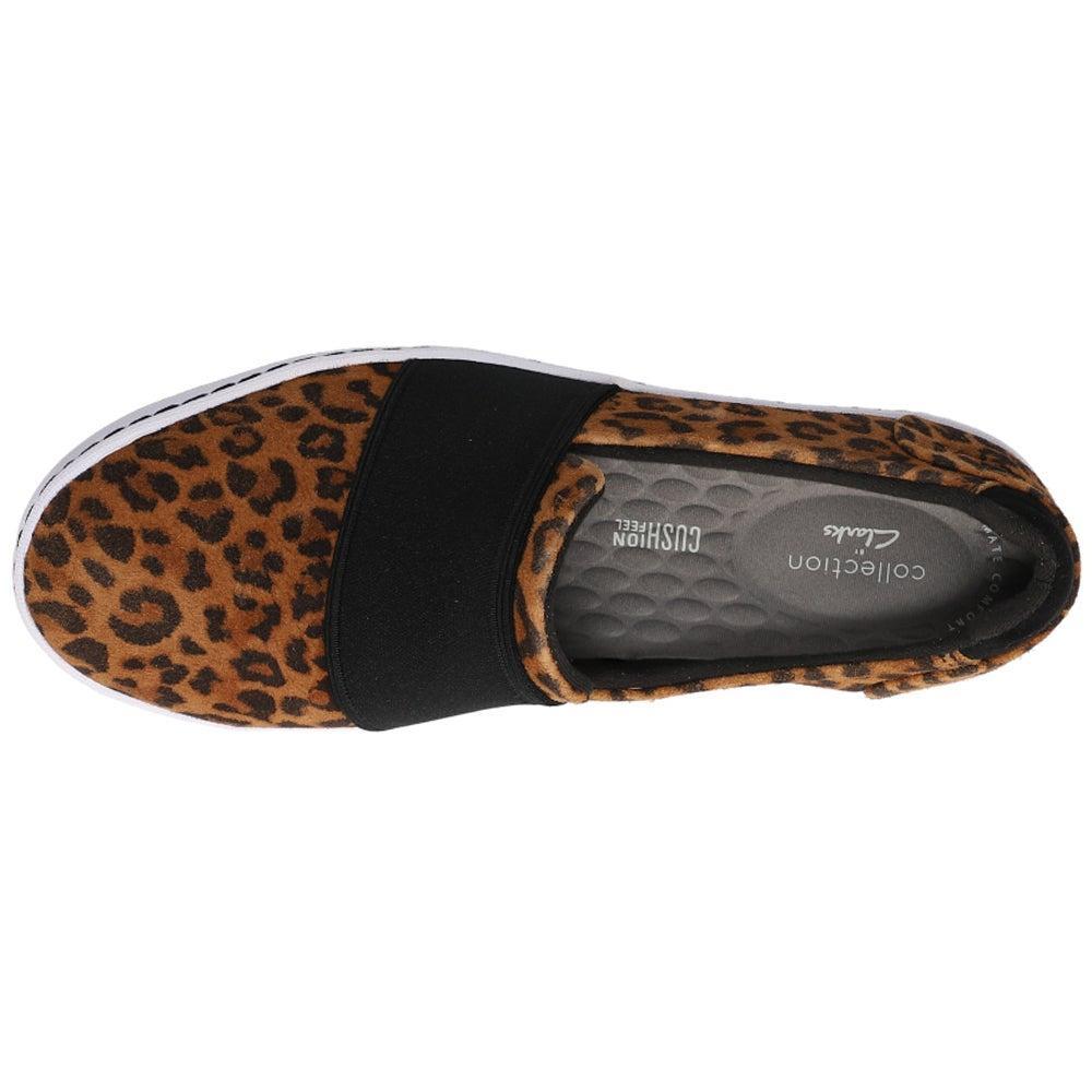 商品Clarks|Pawley Wes Leopard Slip On Sneakers,价格¥217,第6张图片详细描述