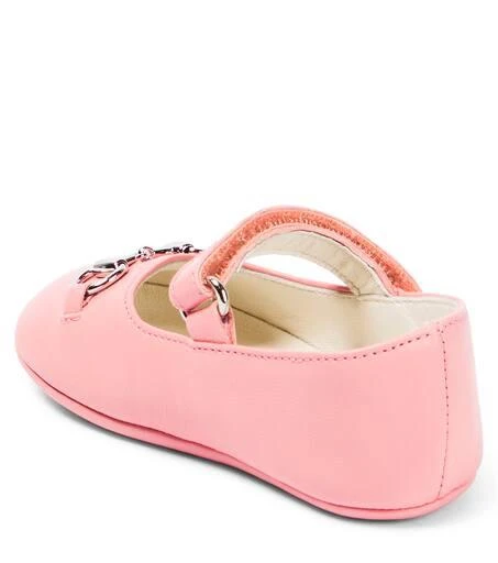 商品Gucci|Baby Horsebit leather ballet flats,价格¥2693,第2张图片详细描述