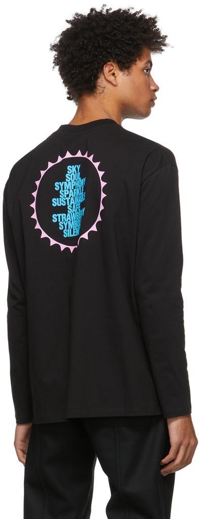 商品Stella McCartney|Black Graphic Logo T-Shirt,价格¥758,第5张图片详细描述